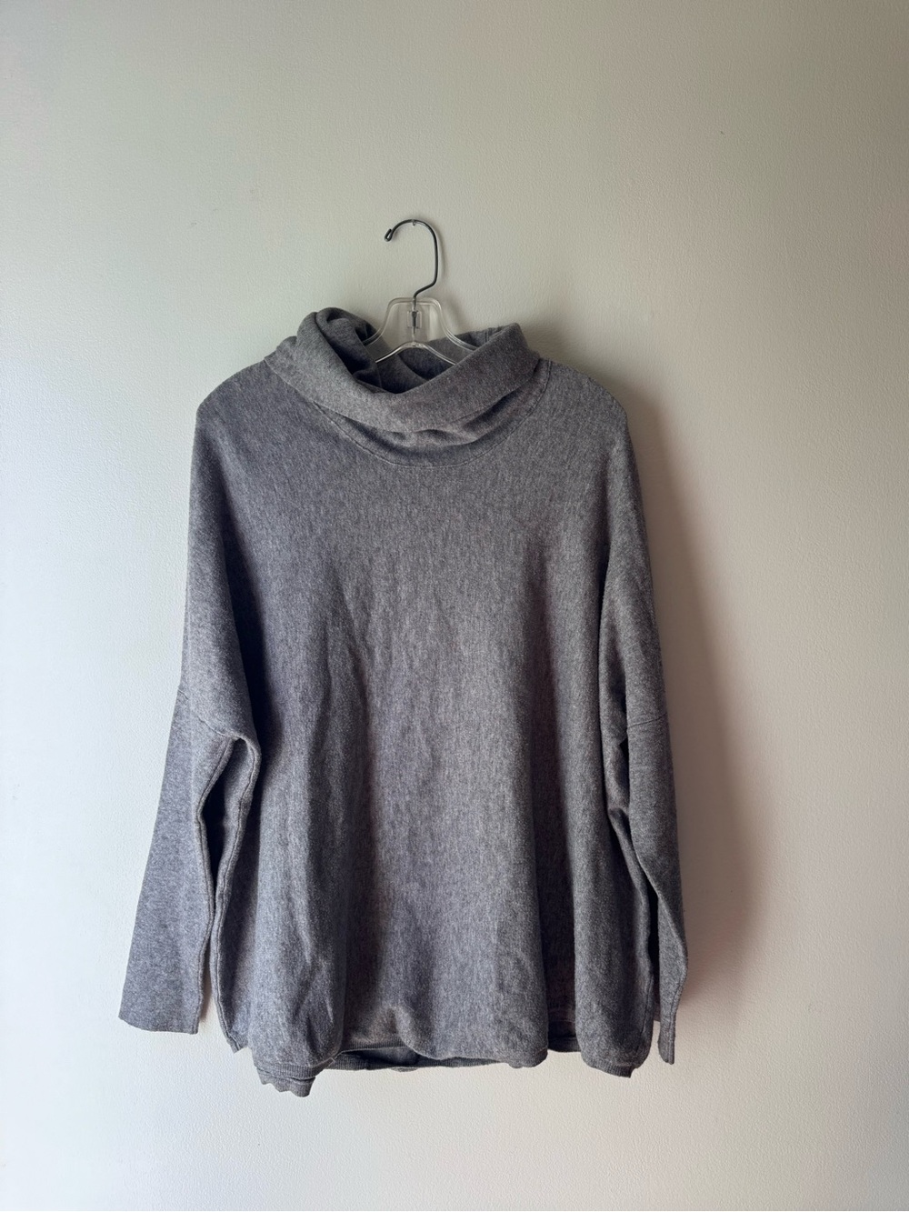 RED Brand Grey cozy warm winter cowl neck Sweater